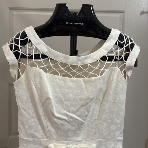 🎉 Tatyana Lattice Full Circle Retro Dress SIZE L - Picture 3 of 6